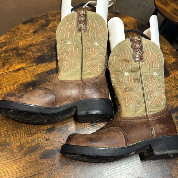 Ariat Womens Cowboy Western Boots 16704 Rodeo Stars Size 6.5 - Picture 6 of 15